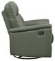 Homelegance® Bristow Green Manual Swivel Glider Reclining Chair-3