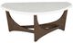 Magnussen Home® Arwen White Top Sofa Table with Turkish Coffee Base-2