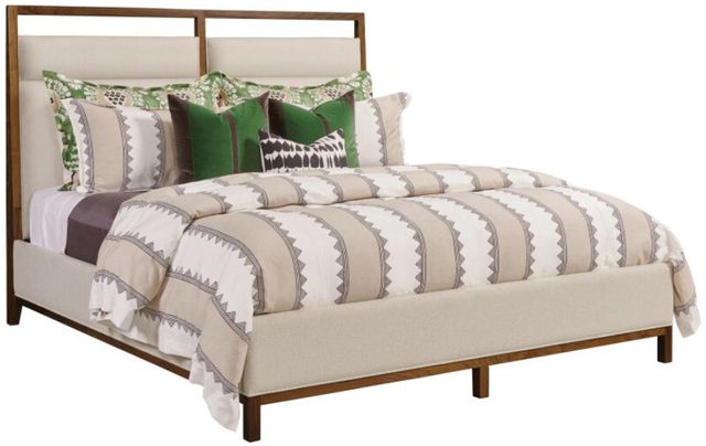 Kincaid® Abode Beige King Upholstered Panel Bed-0