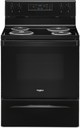 Whirlpool® 30" Black Freestanding Electric Range-0
