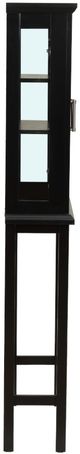 Linon Scarsdale Black Space Saver Cabinet-4
