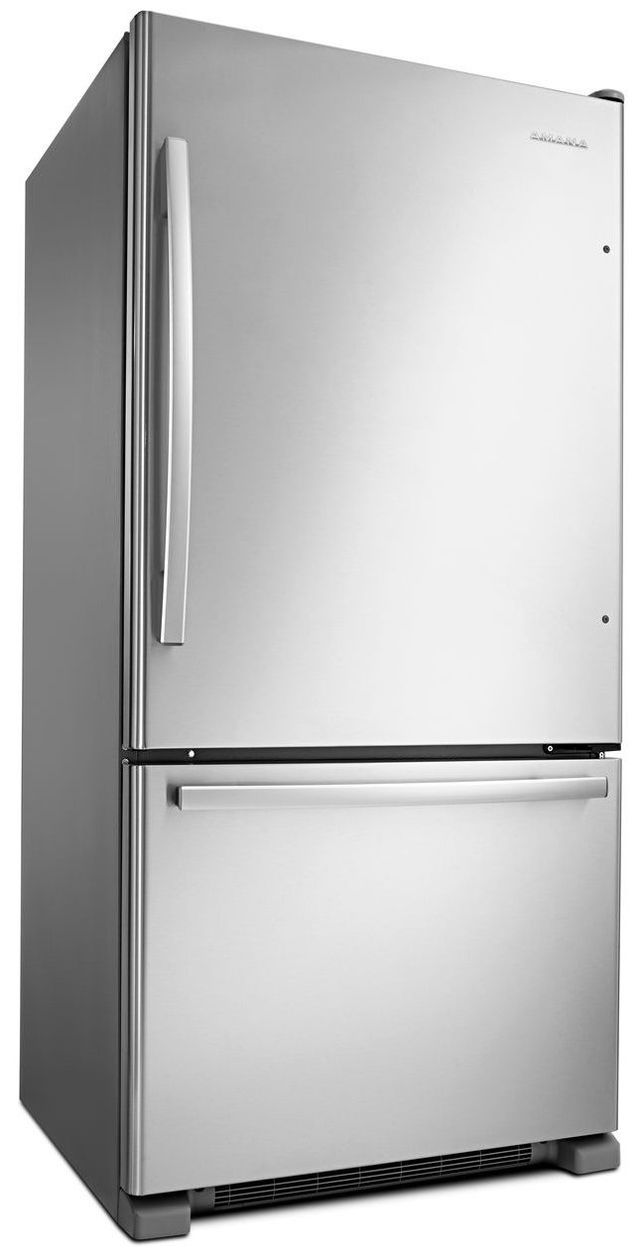 Amana® 22.07 Cu. Ft. Stainless Steel Bottom Freezer Refrigerator-3