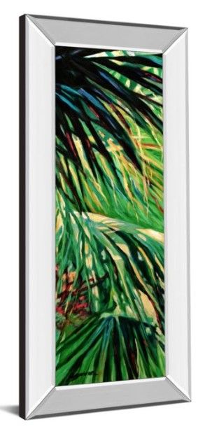Classy Art Just Fronds by Suzanne Wilkins Mirror Framed Wall Art-1
