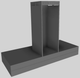Vent-A-Hood® 48" Gunsmoke Duct Free Wall Mounted Range Hood-4