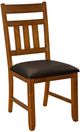 A-America® Mason Macciato Upholstered Slatback Side Chair-0
