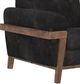 International Furniture Direct Loft Black Loveseat-1