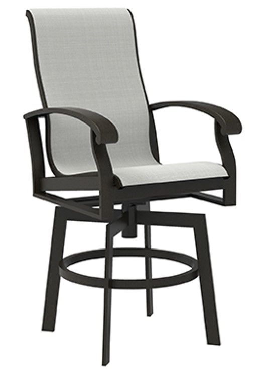 Lane Venture® Smith Lake Sling Swivel Bar Stool-0
