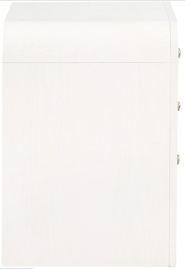 Meridian Furniture Siena Off-White/Natural Nightstand-3