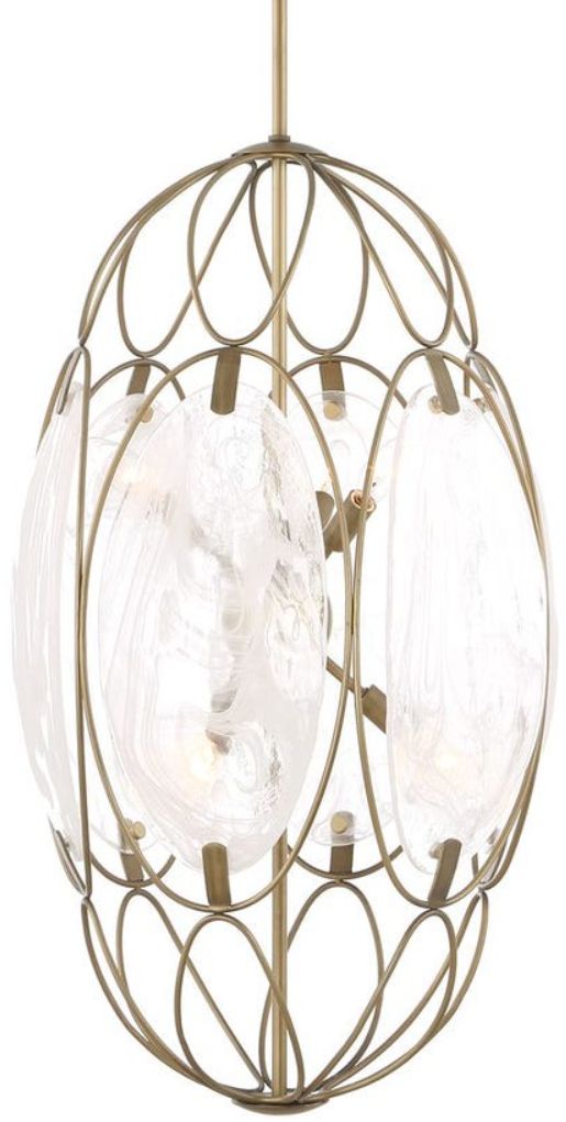 Uttermost® Valencia Gold 6-Light Pendant-4