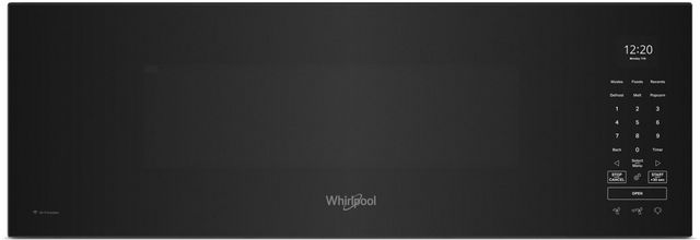 Four à micro-ondes à hotte intégrée de 30 po Whirlpool® de 1.1 pi³ - Noir-0