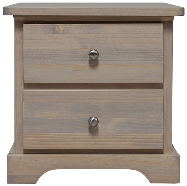 Mako Wood Furniture Youth Brown 2-Drawer Nightstand-0