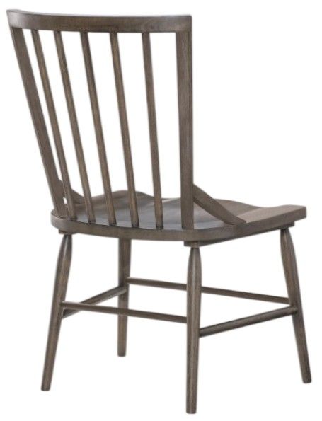 Legacy Classic Xxx's and Ooo's Cocoa Windsor Dining Side Chair-2