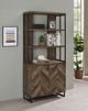 Coaster® Millbrook Rustic Oak/Gunmetal Bookcase-4