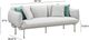 TOV Furniture Katti Light Gray Aluminum/Fabric Outdoor Sofa-2