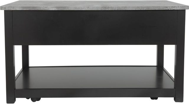 Signature Design by Ashley® Ezmonei Black/Gray Lift Top Coffee Table-2