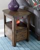 Hammary® Primo Graphite Square Chairside Table-1
