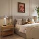 TOV Furniture Babette Tan Contract-Grade Boucle King Panel Bed-1