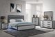 Global Furniture USA Amelia Black/Gray King Panel Bed with LED-2