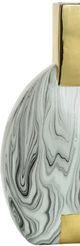 StyleCraft Norman Wyatt Home Faux Marble/Gold 17" Vase-1