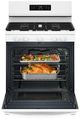 Whirlpool® 30" White Freestanding Gas Range with Air Cooking Technology and Steam Clean-4