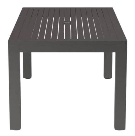 Sunset West Vegas Graphite Metal Outdoor Dining Table-3