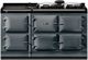 AGA™ R7 150 Classic Cast Iron 60" Slate Pro Style Electric Range-0