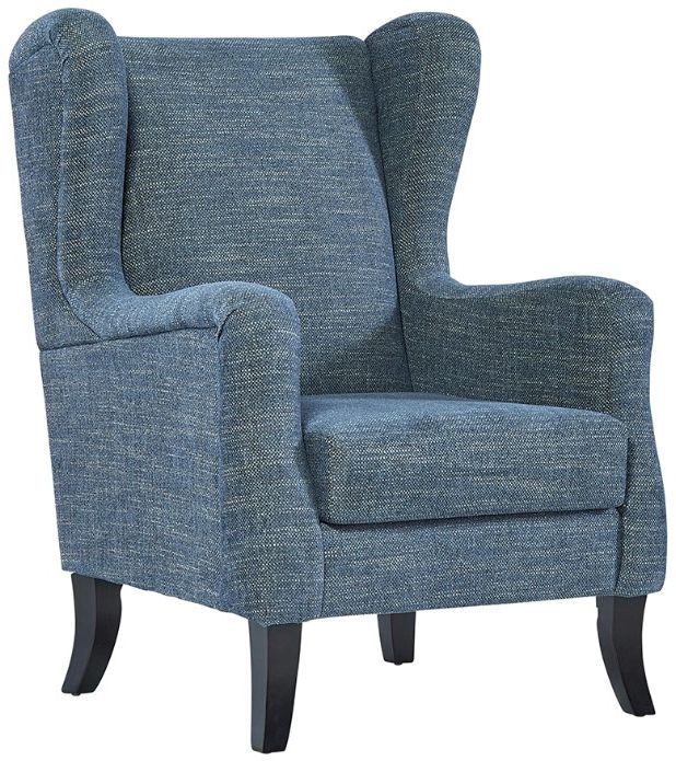 Hughes Furniture® 11400 Rose Quartz Stellar Wing Back Chair-0