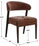 Uttermost® Avera Espresso/Tobacco Dining Chair-3