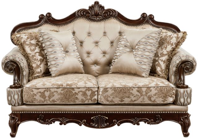 Homelegance® Balthasar Brown Loveseat-2