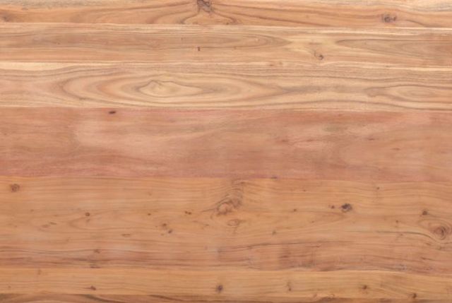 Porter International Designs Manzanita Natural 82" Dining Table with Black Double U Base-2
