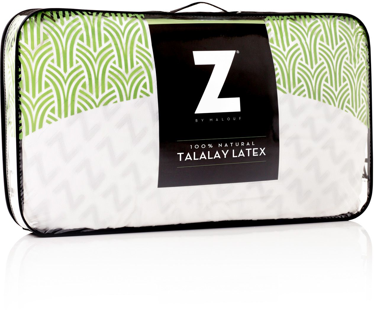 Malouf Z Zoned Talalay Latex High Loft Firm Queen Pillow