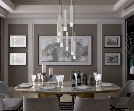 Cal® Lighting & Accessories Troy Gunmetal Pendant Lighting-1