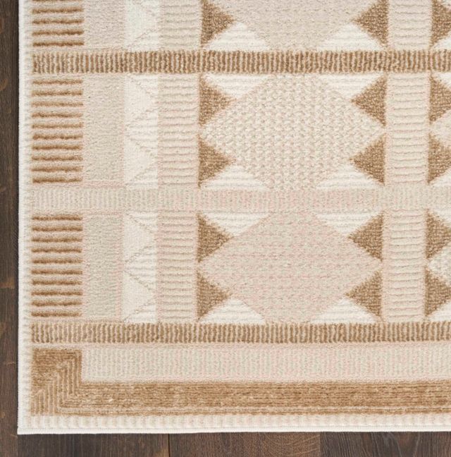 Nourison Home™ Nordic NRC06 Taupe 5'x7' Style 1 Area Rug-1