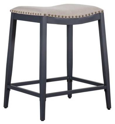 Liberty Furniture Vintage Navy Backless Counter Stool-0