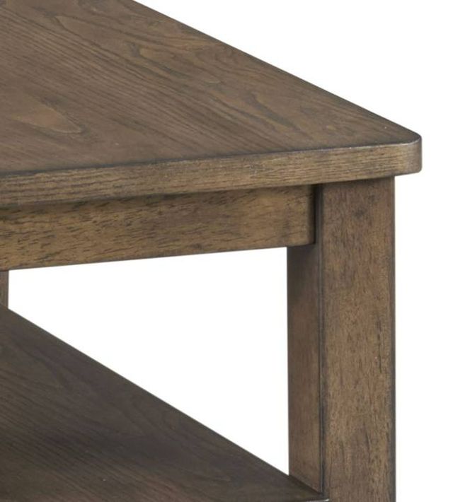 England Furniture Costa Way Deep Brown Rectangular Chairside Table-1