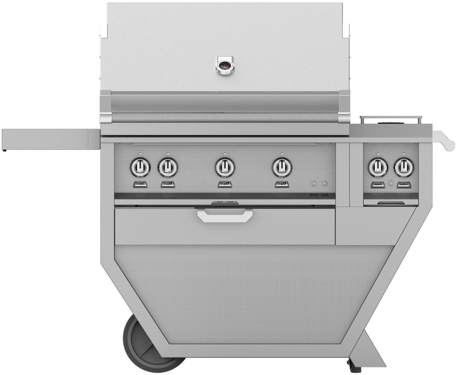 Hestan® Deluxe 4-Burner Stainless Steel Freestanding Liquid