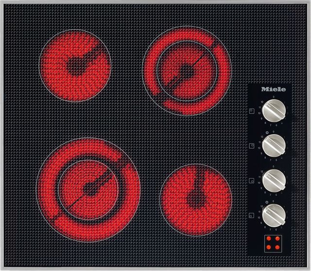 Miele 25” Stainless Steel Electric Cooktop-0