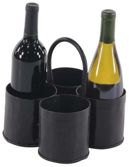 Deco Marche Gray Wine Holder-1
