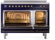 Ilve® Nostalgie II Series 48" Midnight Blue Pro Style Induction Range-2