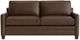 Bassett® Furniture Customizable Carolina 77" Leather Track Arm Sofa-1