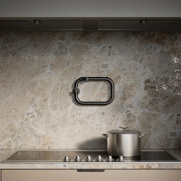 KOHLER® Components® Matte Black Wall-Mount Pot Filler-3
