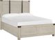 Magnussen Home® Chesters Mill Alabaster/Aged Iron California King Panel Bed-0