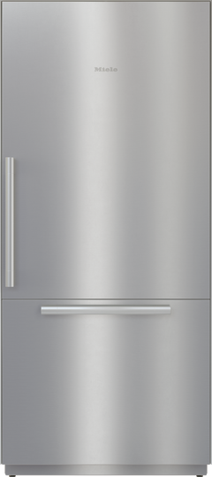 Miele MasterCool™ 36 in. 19.6 Cu. Ft. Stainless Steel Right Hand Built-In Bottom Freezer Refrigerator