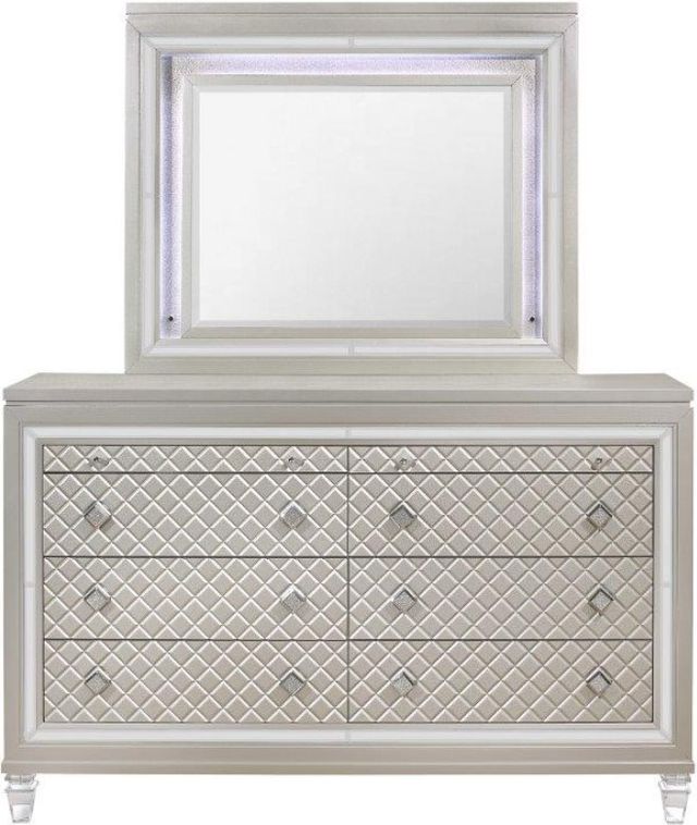 Global Furniture USA Paris Champagne Dresser-3