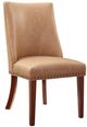 Powell® Auden 2-Piece Espresso/Tan Dining Side Chair Set-4