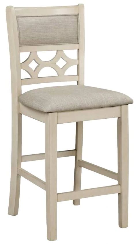 New Classic® Home Furnishings Mitchell 5-Piece Bisque/Brown Counter Height Dining Set-3