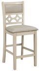 New Classic® Home Furnishings Mitchell 5-Piece Bisque/Brown Counter Height Dining Set-3