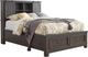 Liberty Furniture Thornwood Hills 4-Piece Rock Beaten Brown Queen Bookcase Bedroom Set-1