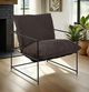 Armen Living Rogan Black/Brown Chair-1