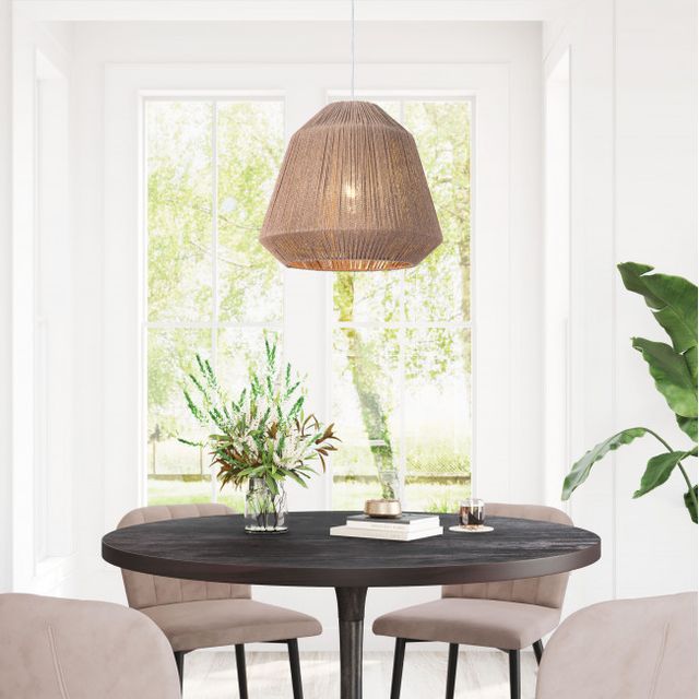 Zuo® Modern Impala Brown Ceiling Lamp-3